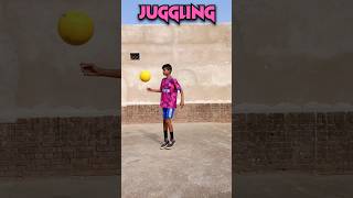 shorts viral Juggling practice2024 YouTube trending tutorial 🔥🤟🏻⚽ [upl. by Nihcas310]