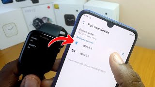 How To CONNECT W26 Plus Smart Watch To Phone WITHOUT App 🤩🤩 [upl. by Tchao]