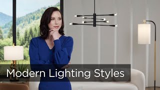 The Many Looks of Modern Lighting  Style Tips from Lamps Plus [upl. by Nnod]