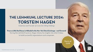 Lehmkuhl Lecture 2024 Torstein Hagen [upl. by Ky216]