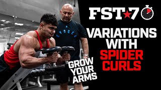 GROW YOUR ARMS FST7 Tips for Spider Curls [upl. by Nelie19]