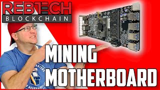 ⛏ The Rebtech All in one Mining Motherboard  A Great Cheap Crypto Mining Solution [upl. by Boni191]