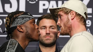 KSI VS LOGAN PAUL 2  LIVE PRESS CONFERENCE 👊 [upl. by Aikemet290]