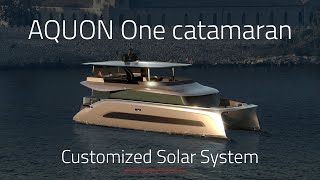 Solar and hydrogenpowered luxury yacht AQUON One  All about the solar system [upl. by Rusticus762]