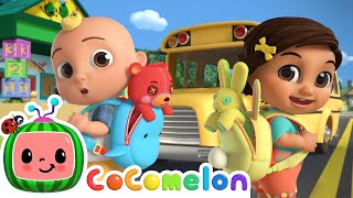 Nina’s First Day of School  CoComelon Nursery Rhymes amp Kids Songs AD [upl. by Eneleoj]