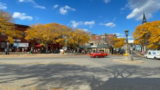 Walking in Downtown Amesbury Massachusetts with Beautiful Waterfalls [upl. by Ailgna]