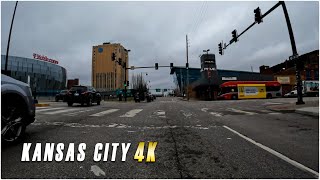 Driving from Overland Park KS to Kansas City MO downtown  4K60  POV  kcmo [upl. by Quenna56]