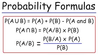 Probability Formulas Symbols amp Notations  Marginal Joint amp Conditional Probabilities [upl. by Ientirb460]