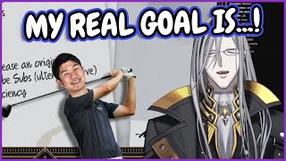 Noir Vesper and his REAL GOAL for 1 Million Subs 【VESPER NOIR  HOLOSTARS EN】 [upl. by Eillam]