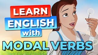 VERBOS MODALES en Inglés en La Bella y la Bestia Nivel 1  Aprende Inglés con Beauty and the Beast [upl. by Sukram]