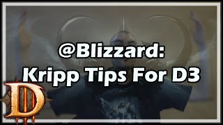 Diablo 3 Blizzard Kripp Tips For D3 [upl. by Gorrono813]