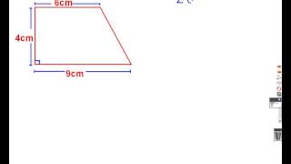 Area of Trapezium mathscast [upl. by Huttan]