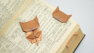 Origami Cat Bookmark Jo Nakashima [upl. by Markus]