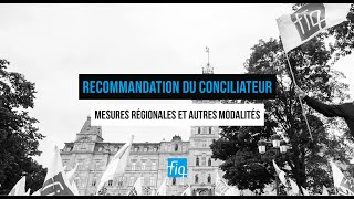 Recommandation du conciliateur  Mesures régionales et autres modalités [upl. by Asilet]