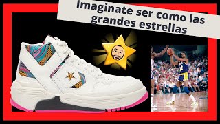 ⛹🏾 Converse Weapon cx mid 💥 modelo retro Review Español [upl. by Inalaek]