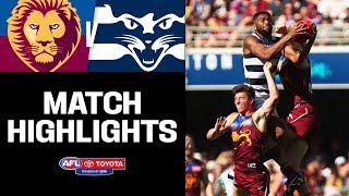 AFL Geelong VS Brisbane Highlights Preliminary Final 2022 AFL Evolution 2 [upl. by Areid]