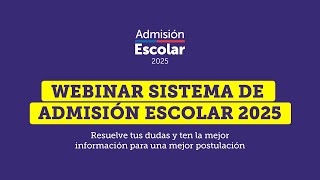 Paso a paso de Sistema de Admisión Escolar 2025 [upl. by Ressay]