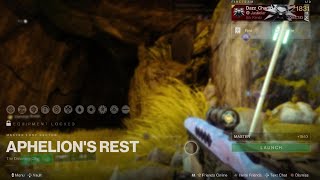 APHELIONS REST Lost Sector Master Solo Flawless  Destiny 2 [upl. by Allen]