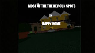 how to get all secret guns in ROBLOX opposer VR HAPPY HOME [upl. by Ronoc]