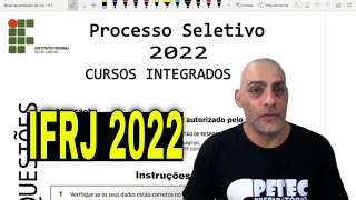 IFRJ 2022 MATEMÁTICA  2a parte [upl. by Blankenship]