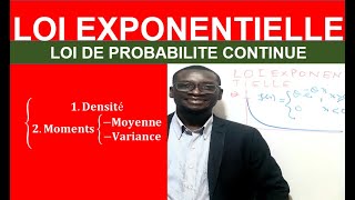 Loi exponentielle  Loi de probabilité continue  Cours complet [upl. by Aleicarg]