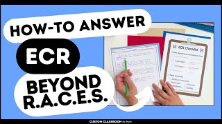 How to Answer ECR Prompts 8 Strategies Beyond RACES [upl. by Anehsuc]