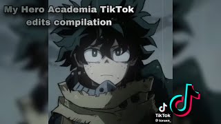 My Hero Academia TikTok edits compilation  BNHA 23 [upl. by Ordway]