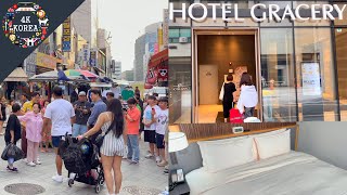 100 💵 Myeongdong13min Namdaemun Market4min  Hotel Gracery Seoul [upl. by Ahsim]