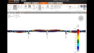 IDEA Statica tutorial 37  Design of a laterally restrained continuous beam as per EC3 Eurocode [upl. by Mattah]