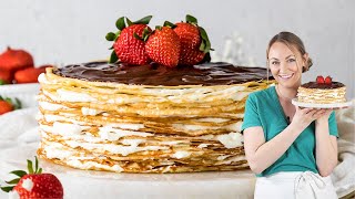 A ShowStopping 40 Layer Crepe Cake [upl. by Neelloj]