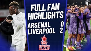 Arsenal OUT amp SMASHED🚨Arsenal 02 Liverpool Highlights [upl. by Lamee]