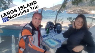 LEROS ISLAND GREECE  A motorbike ride on Benelli 502 Episode 1 [upl. by Nadeau]