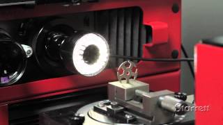 Video Measurement on an Optical Comparator [upl. by Dulla]