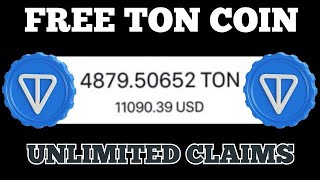 Free Toncoin Claim Free 5 TonCoin To Trust Wallet • Free TonCoin Mining No Investment Earn Ton [upl. by Virendra209]