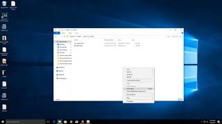 Windows 10 How to Open Command Prompt in Current Folder or Directory [upl. by Aihsat132]