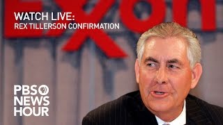 WATCH LIVE Rex Tillerson confirmation hearing [upl. by Annice256]