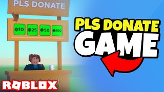 How to Make a PLS DONATE GAME in ROBLOX [upl. by Ahsyat]