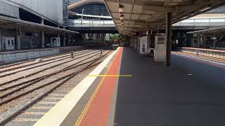 VLine VL91 Departing Southern Cross Station to Wendouree  HORN SHOW [upl. by Getraer998]