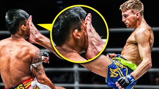 Jonathan Haggertys DANGEROUS Western Muay Thai Style 🇬🇧💥🥊 [upl. by Ecurb]