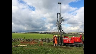 Multitec 4000 MK2 Drilling Rig Coring in the UK [upl. by Herm689]