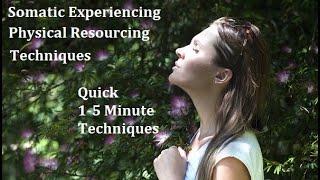 Physical Resourcing Techniques in Somatic Experiencing Calm the Nervous System [upl. by Ahscrop]