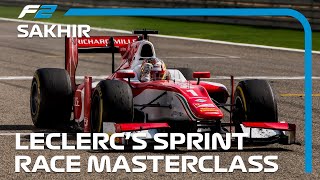 Charles Leclercs Sprint Race Masterclass  Formula 2 Bahrain 2017 [upl. by Kasey]