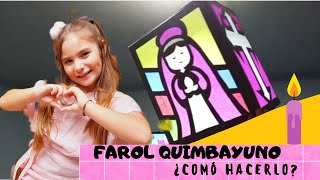 ¿Como hacer un FAROL QUIMBAYUNO fácil y rápido Festival de Velas y Faroles en Quimbaya Colombia [upl. by Awra]