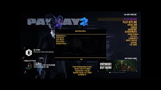 how to change your name tutorialpayday 2 pirate perfectionvip [upl. by Marba]