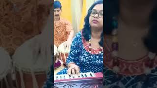 পুজোর গন্ধ নিয়ে মহালয়া এল  আগমনী গান  Haimanti sukla  cover by Shanta Chakraborty 🎵🎼 [upl. by Bean811]