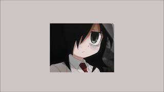 Watamote ending 1  Dou Kangaetemo Watashi wa Warukunai  Slowed  Reverb [upl. by Bobbette]