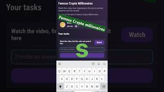 Famous crypto millionaires tapswap code today stories of the most famous crypto millionaires code [upl. by Prasad612]