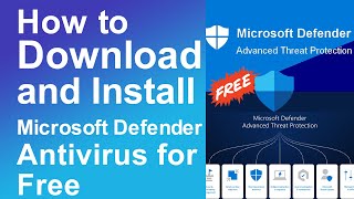 How to download and install Microsoft Defender antivirus for windows Free [upl. by Huff]