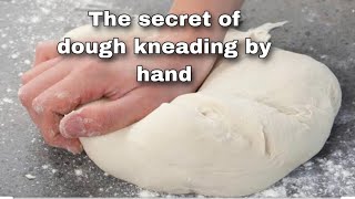 Proper technique of dough kneading [upl. by Eatnahs]