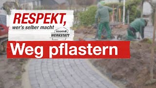 Gartenweg richtig pflastern  toom Werkstatt [upl. by Rodgiva]